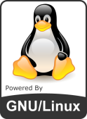 Powered by GNU/Linux