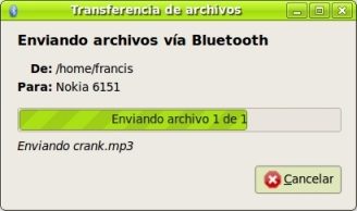 Bluetooth - enviar archivos