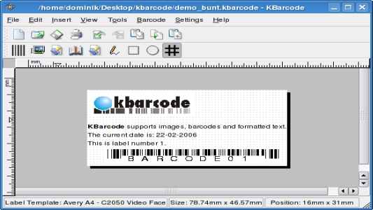 KBarcode