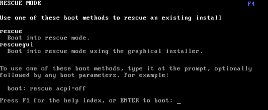 Debian rescue